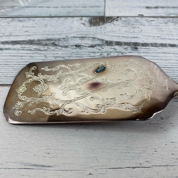 Gorham Silver and Gold Cake Server - Picture 6 of 12